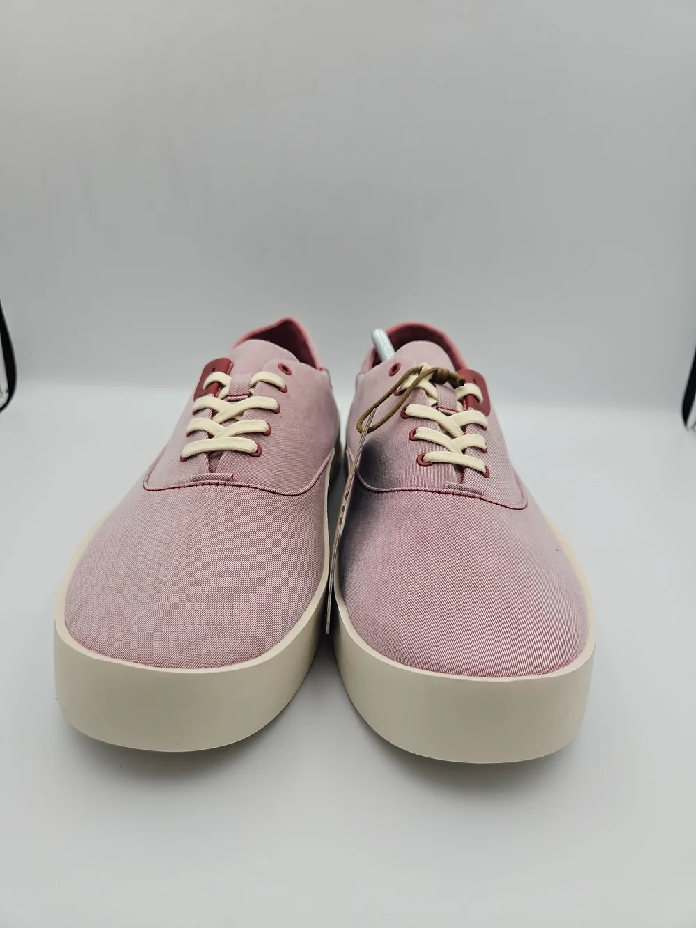 OluKai Red Low-Top Canvas Sneakers
